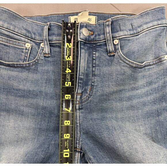 Madewell Women's Blue Denim Mid-Rise Kick Out Jeans Size 26 - Picture 4 of 10